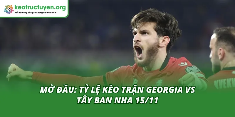 Soi Kèo, Tỷ Lệ Kèo Trận Georgia vs Tây Ban Nha 15/11 Tỷ lệ kèo trận Georgia vs Tây Ban Nha 15/11 theo Kèo Nhà Cái
